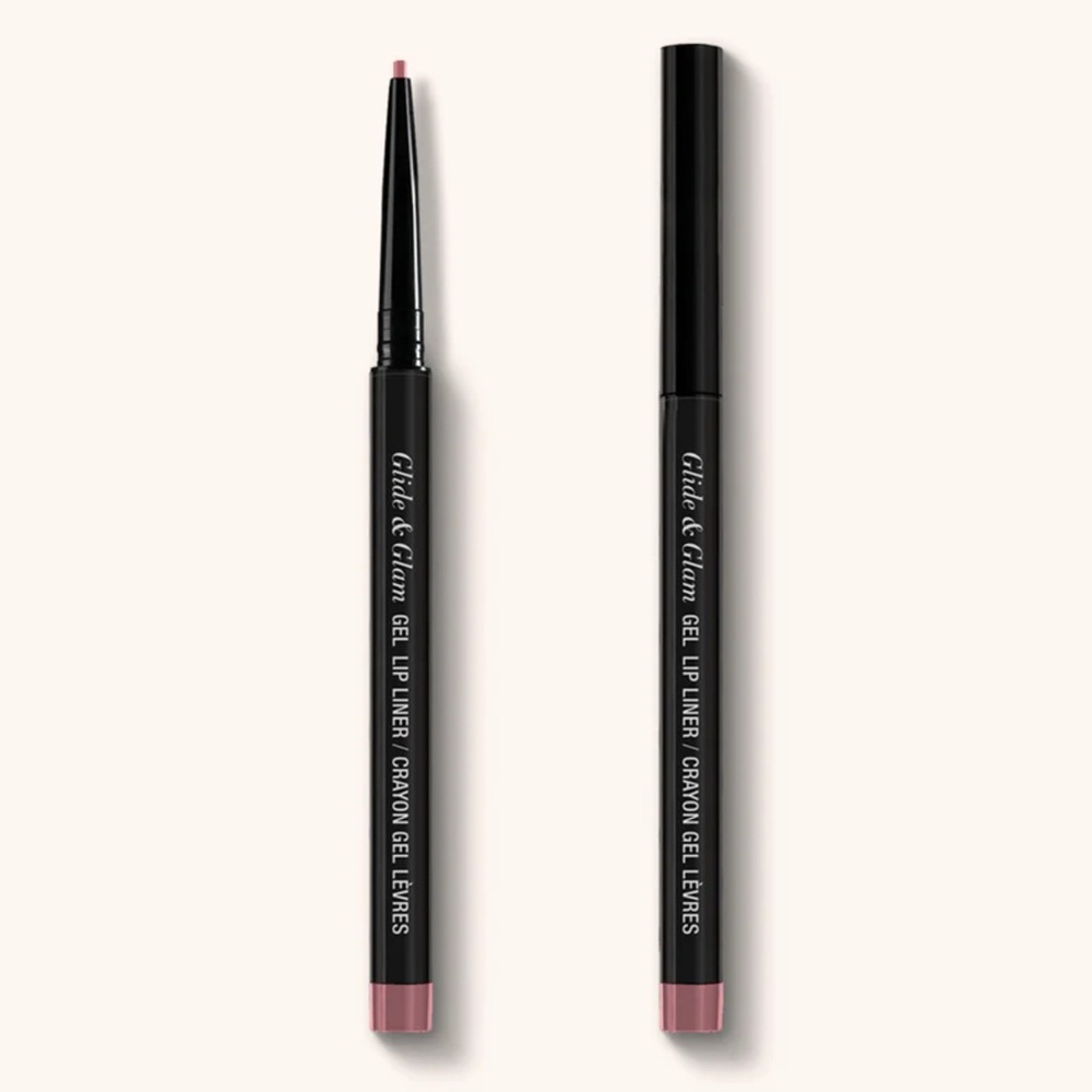 Absolute New York Nude Pink Glide & Glam Gel Lip Liner- neutral pink, vegan